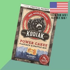 코디악 케이크 파워 플랩잭 와플 믹스 블루베리 18온스 510g Kodiak Cakes Power Flapjack Waffle Mix Blueberry 18oz
