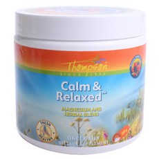 THOMPSON Calm & Relax 鎂和Herb Pharm 混合物, 1個, 209克