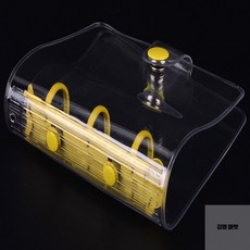 김영마켓 투명 미니 링바인더 케이스 3공미니바인더속지, 퍼플