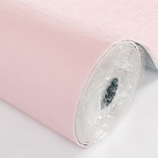 데코앤필름 접착식 단열벽지 21종 생활방수 곰팡이 결로 방지 방한 보온 DIY 셀프 인테리어, 실크핑크