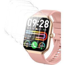 6개 세트 모타스트 P99타오포도 P98 화면 보호필름 블루라이트 차단 유연 TPU 필름 P99 스마트워치 호환 긁힘 방지 초박형