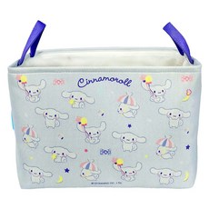 산리오 패브릭 다용도 수납 정리함 장난감 보관 리빙박스, 1개, 블루 시나모롤 S80B02