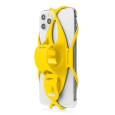 Bone Bike Tie 4 單車手機綁，適用 4.7-7.2 吋手機, 環法版-黃色(包裝盒同黑色), 1個