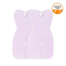 나비잠 신생아 속싸개 모달 라벤더 모로반사 방지 조리원 사계절 바이올렛 S 2개 출산 선물