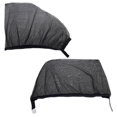 車窗防蚊套 通風透氣車用蚊帳, (前窗+後窗)