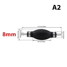 연료 이송 펌프 고무 범용 액체 프라이머 핸드 수동 휘발유, PJ01-8mm, 상세설명참조, 상세설명참조