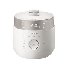 쿠쿠 2기압 트윈프레셔 마스터셰프 10인용 압력밥솥, 1~10인용(CRP-LHTR1010FGWM), 그레이스화이트