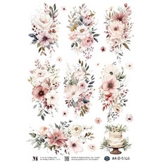 S-mai Art 轉印貼 0005︱拼貼紙 蝶古巴特專用紙 水晶貼 織物轉印貼 燙畫貼 布轉印 水轉印︱麥手作, 1個裝