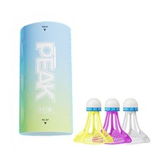【附發票】百加 防風羽毛球 抗風耐打, PEAK, 1套, 3個裝