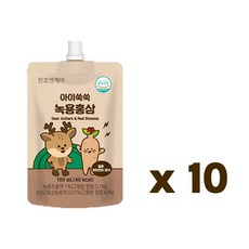 천호엔케어 아이쑥쑥녹용홍삼 어린이건강식품, 10개, 100ml