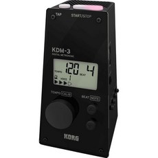 Korg KDM-3 Digital Metronome w/ Memory Backup and Auto Power-Off Function - Black, 1개