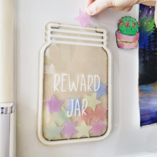 선물세트 칭찬 스티커 보틀 스탬프 쿠폰 액자 칭찬칩, 별(약25개)