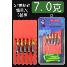 掠鯊 德州釣組組合，免綁線即用路亞釣組, 1個, 7g
