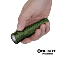 오라이트 바톤4 프로 고출력 충전식 손전등 후레쉬 EDC 1600루멘, 1개, DL그린