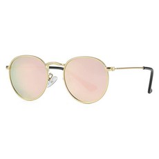 아동용 편광 선글라스 클래식 메탈 프레임 만 0-18세 남아 여아용 세 가지 사이즈 100% 자외선 차단 C3 골드/브라운