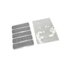 창틀 물구멍 방충망 스티커 5P 벌레막이 모기장 방충망보수 시트 방충망테이프 SO540, 색상, 블랙