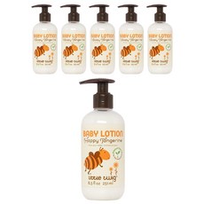 리틀트윅 어린이용 로션 해피 탠저린 향, 251ml, 6개