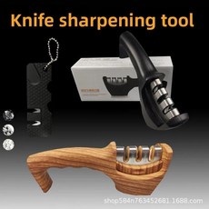 맷돌 다기능 수동 3단계 칼갈이 도구 (주방용 및 가위 연마용), 01 3, 1개