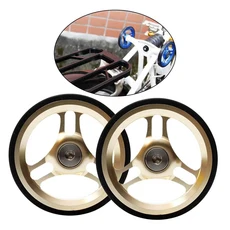 6cm Alloy Wheels for Brompton Transport Part Folding bike Wheel with Titanium Alloy Screws EZ Wheels, 01 빠른