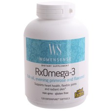 natural Factors 女性無麩質RxOmega3軟膠囊, 1罐, 120顆