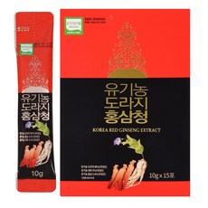 짜먹는 농축액 도라지 홍삼청(10g/15ea) 스틱 배 도라지청, 10g, 15개