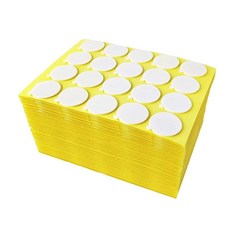 20매 내구성 및 내열성 스티커 캔들 심지 스티커 심지 부착용 안정적인 솔루션 직경 2cm