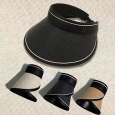 접이식 썬캡 (블랙) 여름 모자 햇빛가리개 여성 야외 jck+4888nC