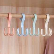 ??소지품정리 회전식 다용도 소품 후크걸이 벨트걸이 넥타이걸이 가방걸이 소품걸이 넥타이걸이, 1개