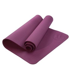 Clever Yoga Mat BetterGrip 용 가능한 미끄럼 방지 내구성 TPE6mm - 퍼플 [호환], Clever Yoga Mat BetterGrip 친환경