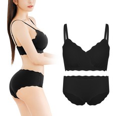 Relaxism 偏波浪紋胸罩組