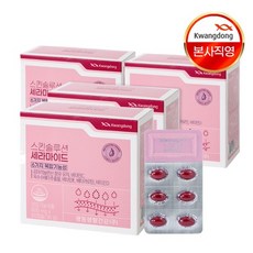 [광동] 스킨솔루션 세라마이드 60캡슐 4박스, 60정