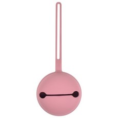 可擕式奶嘴收納袋 食品級矽膠奶嘴儲存包 寶寶牙膠收納 嬰兒奶嘴收納, 紅色, 1個