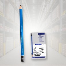 티엔에스 제도연필 스테들러 마스루모그래프 100-6B 진한소묘 미술용 12개입