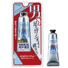 일본산 데오나츄레(Deonatulle) 남성용 데오드란트 발냄새 제거용 크림타입, 1개