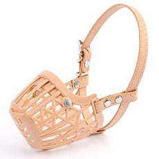 물결샵 애견용 플라스틱 입마개 용품 사고 배려 잡화 안전 입질 산책 예방 외출, 4호