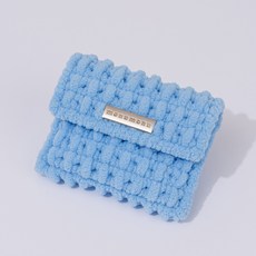 모누의 네트공예 - 벚꽃팝콘 카드지갑 DIY 키트 (영상제공), 스카이블루밍, 1개