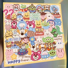 數字油畫 解壓 新款 總動員動漫卡通diy數字填色油彩畵畵充填手繪治癒學生丙烯畵, 草莓熊E2747,20*20繃好框 【低畫質 慎拍】