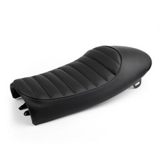 Cafe Racer Bart Scrambler 黑色通用款復古坐墊 凸款52公分長-極限超快感, 1個