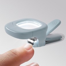베베까끼 아기 LED 돋보기 손톱깎이 유아용, 1개, 베베까끼_오션블루