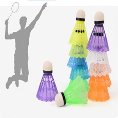 건shop디자인 컬러 배드민턴 셔틀콕 12P 베드민턴