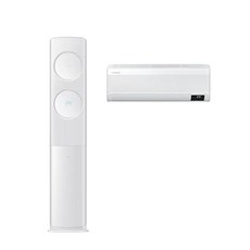 삼성전자 인버터 Q9000 투인원 멀티형 2in1 스탠드 에어컨 당일빠른설치 신제품, 일반배관형, 17평 무풍투인원 AF70F17D11BR