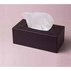 圓夢工廠 皮質面紙盒, 黑色