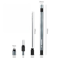 HABANOS古巴四合一雪茄通針【高檔具拉拔引導/切割刀刃】雪茄鑽/剪刀/打孔器/開孔器 禮盒包裝, 1個, 淺灰色