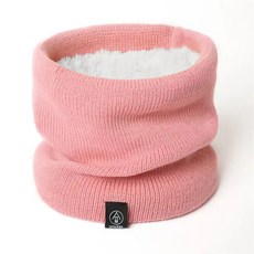 겨울용 따뜻한 니트 목도리 여성 남성용 플러시 풀 마스크 야외용 캐시미어 솔리드 스누드 스카프 두꺼운 부판다 머플러