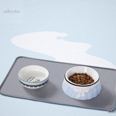 애견식탁매트 반려동물 식기매트, 핑크