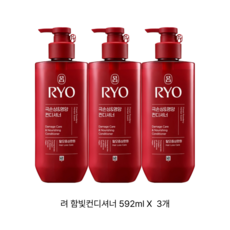 려 흑윤생기 함빛모 컨디셔너, 592ml, 3개