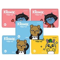 크리넥스 휴대용 티슈, 50매, 5개