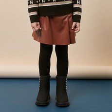 헤지스 키즈 헤지스키즈 여아 헤리아토 레더 스커트 HTW31SA54M BN