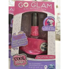 Cool Maker Go Glam 迷你圖案包 膠囊指甲彩繪補充包 4ml, 桃紅(眼鏡), 1個