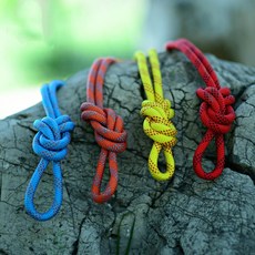 매듭연습용로프 고강도밧줄 6mm, 그린, 10mm